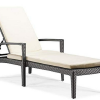 Swimming Pool Lounger Black